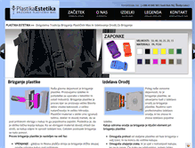 Tablet Screenshot of plastika-estetika.si